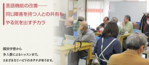 言語リハビリの風景